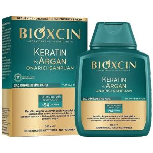 Sampon Bioxcin reparator cu Keratina si Argan 300 ml