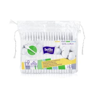 Bețișoare ORL din bumbac Bella, 160 buc.