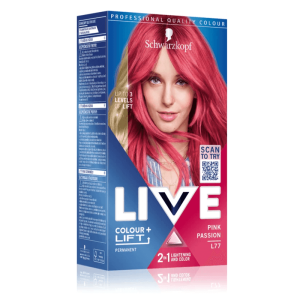 Vopsea de Par Permanenta L77 Pink Passion - Schwarzkopf Live Colour + Lift Permanent