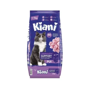 Kiani hrana uscata pisici, CAT, URINARY SUPPORT, PUI, 1Kg