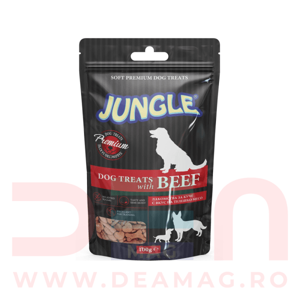 Jungle Recompense cu vita, pentru caini 100G