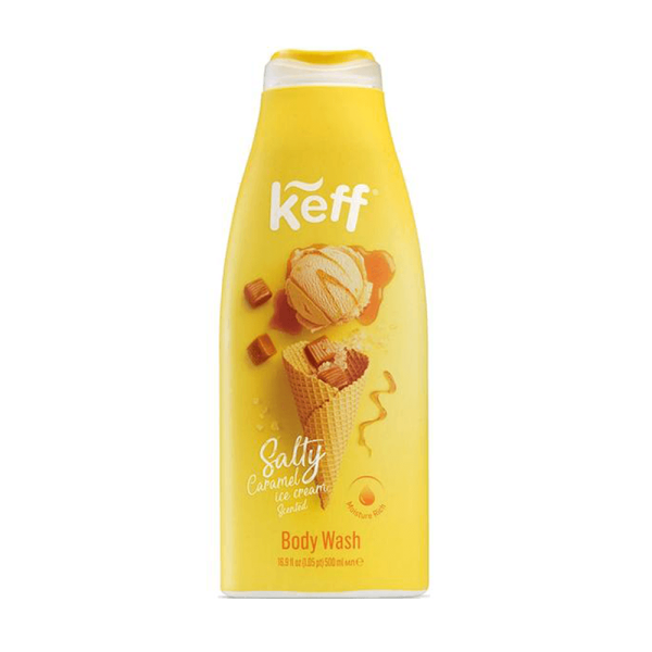 Keff gel de dus Salty Caramel, 500Ml