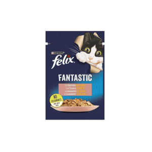 Pliculeț Felix Fantastic cu somon în gelatină 85 g
