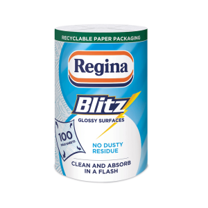 Regina Blitz prosoape de hartie pentru uz casnic, 3 straturi, 100 Foi/Rola, lungime rola 33 m