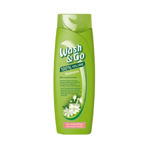 Sampon Wash&Go cu extract de iasomie pentru par normal, 180ml