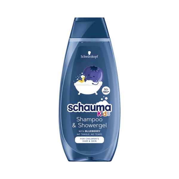 Schauma Kids, Sampon si gel de dus cu extract de coacaze, 400 ml