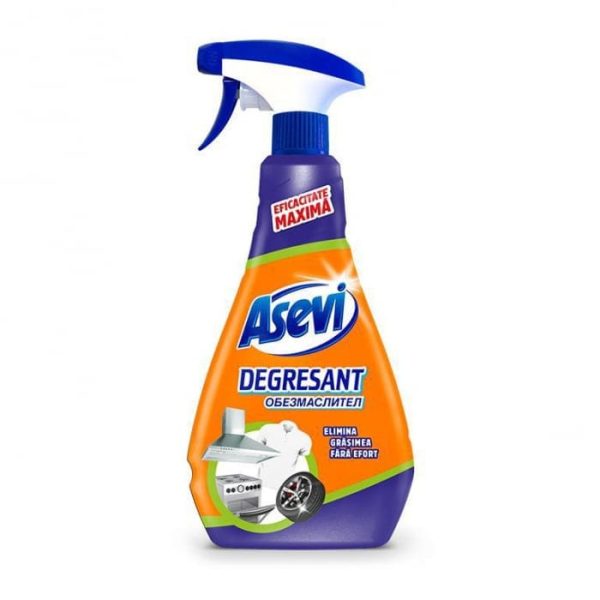 Asevi degresant concentrat cu pulverizator, 750 ml