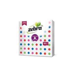 Zebra servetele de masa Dots, 33X33cm, 45BUC