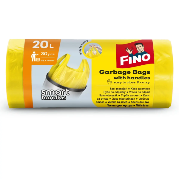 Fino saci de gunoi colorati, 20L