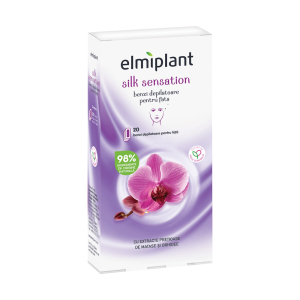 Elmiplant benzi depilatoare Silk Sensation pentru fata, 20BUC