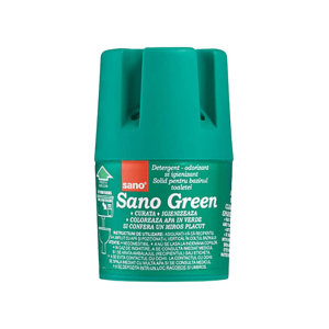 Sano odorizant solid pentru rezervorul toaletei, Verde, 150G
