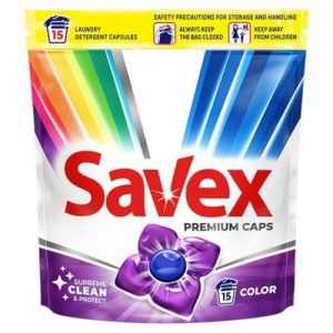 Savex detergent capsule super Caps Color, 15 Capsule