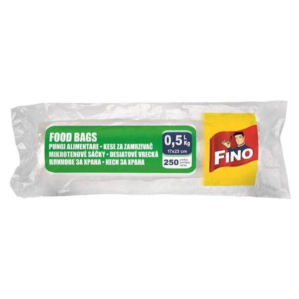 Fino pungi alimentare rola, 0.5L, 250BUC