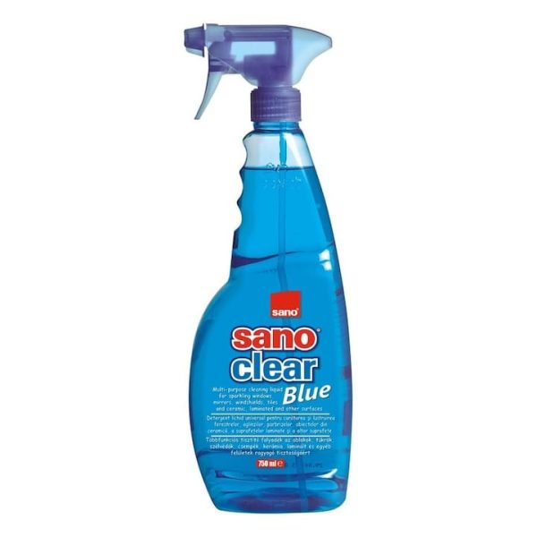Sano solutie pentru curatat geamuri Clear Blue Trigger, 750ML