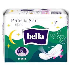 Bella absorbante perfecta slim night silky drai, 7BUC
