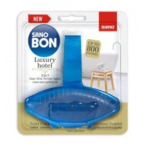 Sano odorizant pentru WC Bon Blue Luxury Hotel, 5in1