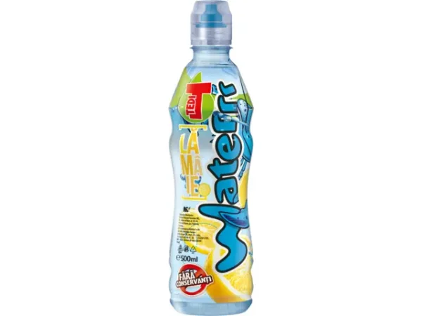 Tedi apa necarbonatata cu suc de lamaie, 0.5L