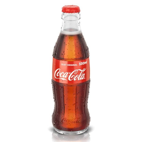 Coca Cola original sticla, 0.33L