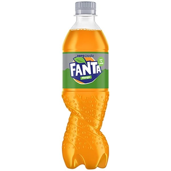 Fanta zero cu mango, 0.5L