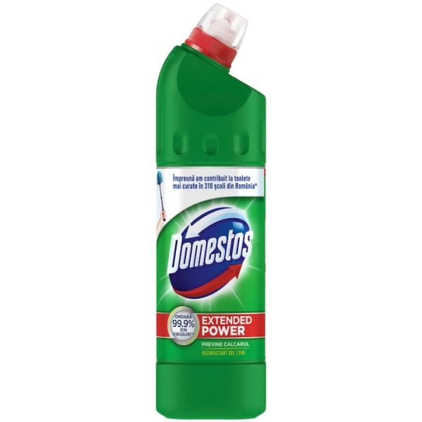Domestos dezinfectant inalbitor anticalcar Pine, 750ML
