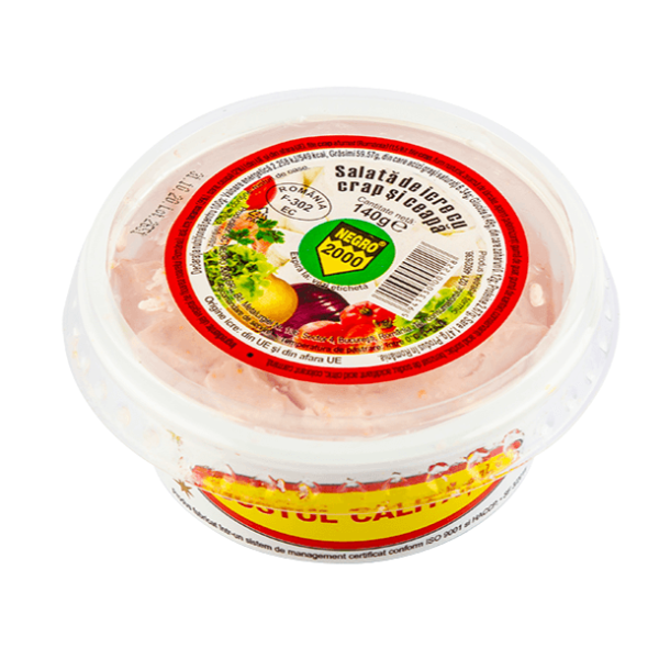 Negro 2000 salata cu icre de crap si ceapa 140G
