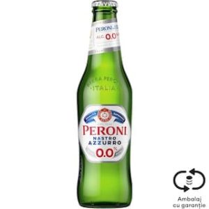 Peroni Nastro Azzurro bere blonda fara alcool, 0.33L