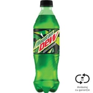 Mountain Dew cu aroma de lamaie, 0.5L