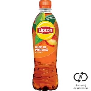 Lipton Ice Tea ceai negru si piersica, 0.5L