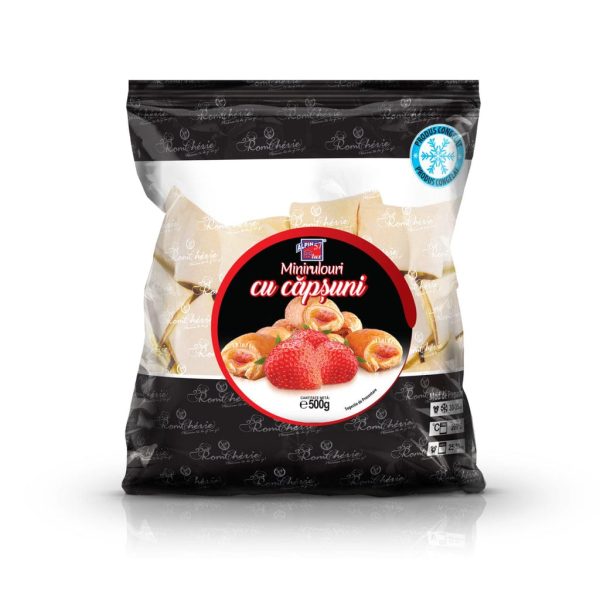 Alpin minirulouri cu umplutura de capsuni 500G