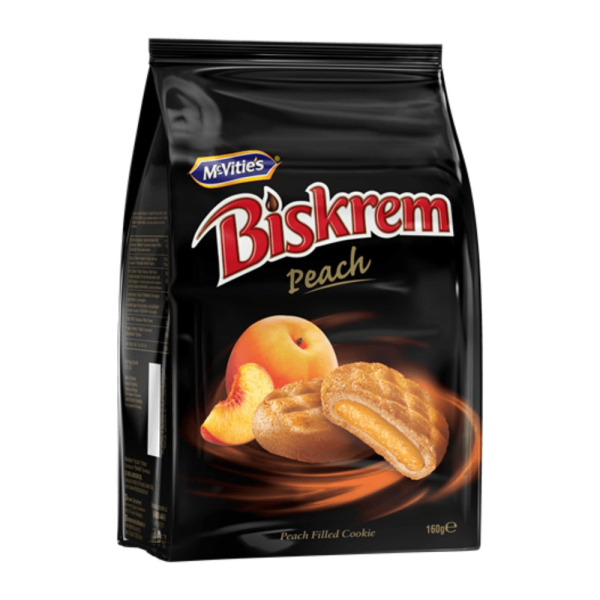Biskrem cu umplutura de piersica 160G