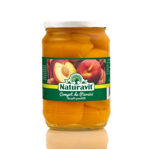 Naturavit compot de piersici decojite 700G