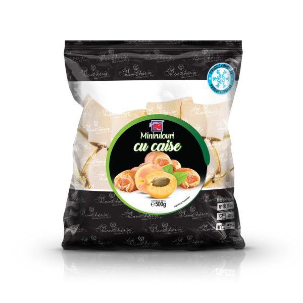 Alpin minirulouri din foietaj cu umplutură cu caise 500G