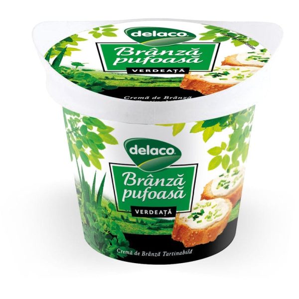 Delaco branza pufoasa cu verdeata 140G