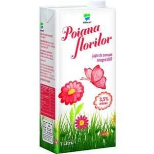 Poiana Florilor lapte integral 3.5% grasime 1L