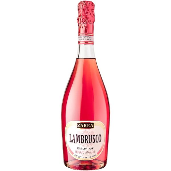 Zarea vin frizzante Lambrusco Rosato, 0.75L