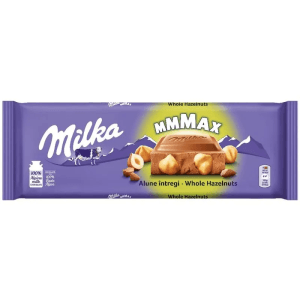 Milka ciocolata cu lapte si alune 270G