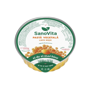 SanoVita pasta vegetala din linte rosie 100G