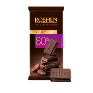 Roshen brut ciocolata neagra 85G