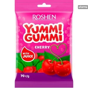 Roshen jeleuri cirese Yummi Gummi 70G