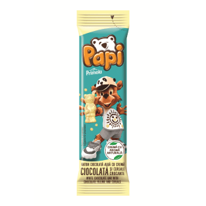 Primola Papi baton de ciocolata alba 25G