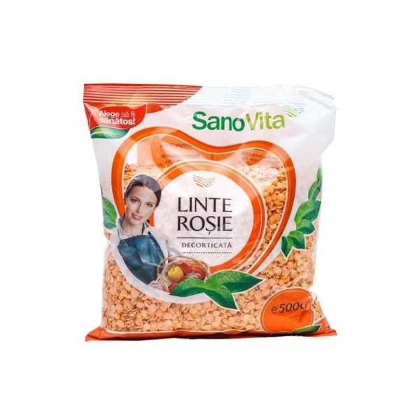 SanoVita linte rosie decorticata 500G