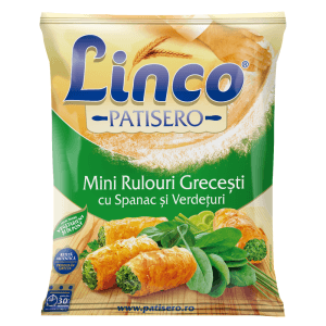 Linco Patisero minirulouri grecesti cu spanac si verdeturi 500G