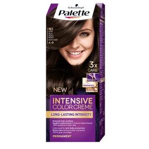 Palette Intensive Color Creme vopsea de par N3/4-0 Saten Mediu 110ML