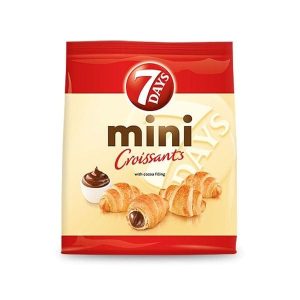 7Days mini croissante cu crema de cacao 60G