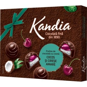 Kandia praline crema de cocos si cirese 104G