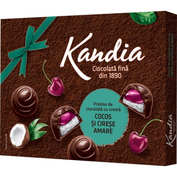 Kandia praline crema de cocos si cirese 104G