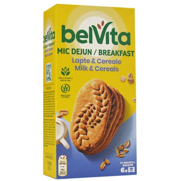 BelVita Breakfast biscuiti cu lapte si cereale 300G