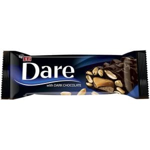 Dare baton cu ciocolata neagra si arahide 45G