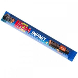 Rom baton infinit de ciocolata cu nuci si biscuti 37G