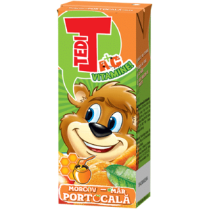 Tedi suc de portocale, morcov si mar, 0.2L